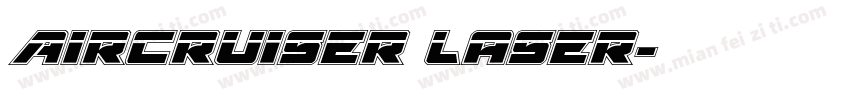 Aircruiser Laser字体转换